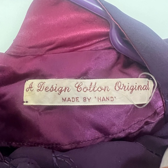 A design Cotton Original Hand Made Chinese Cheongsam Style Qipao Dress Purple - Picture 4 of 11